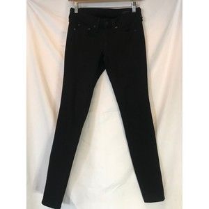 rag & bone Slim Skinny Jeans in Equestrian Black Size 24 (measures 28*29)